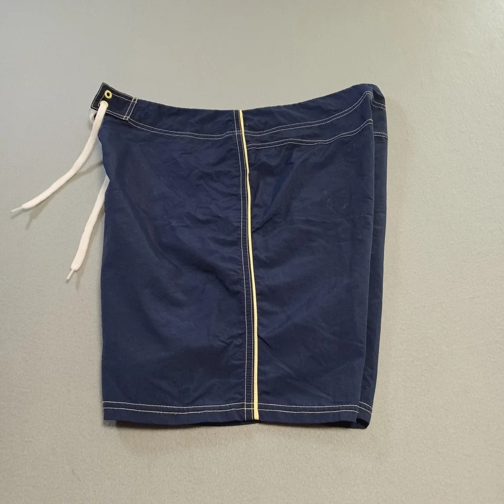 Nautica Blue Mens Navy Board Shorts Swim Trunks Size M S-10176C1 Made in‎ USA